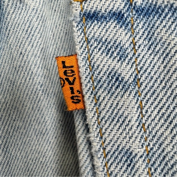Y2K Vintage Levi's Orange Tab High Rise Jeans Size 36 100% Cotton - Picture 8 of 16